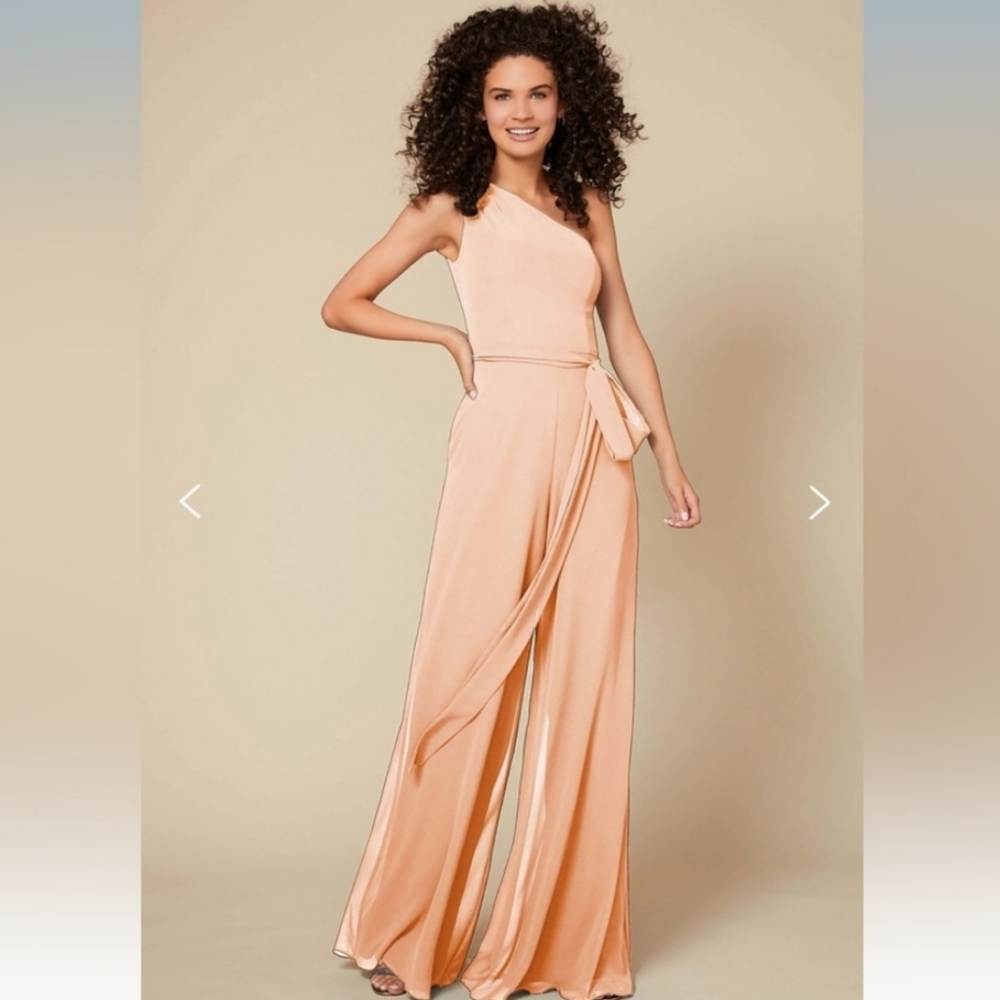 Dear Cleo Rachel Jumpsuit Vanilla color Size 14 NWT